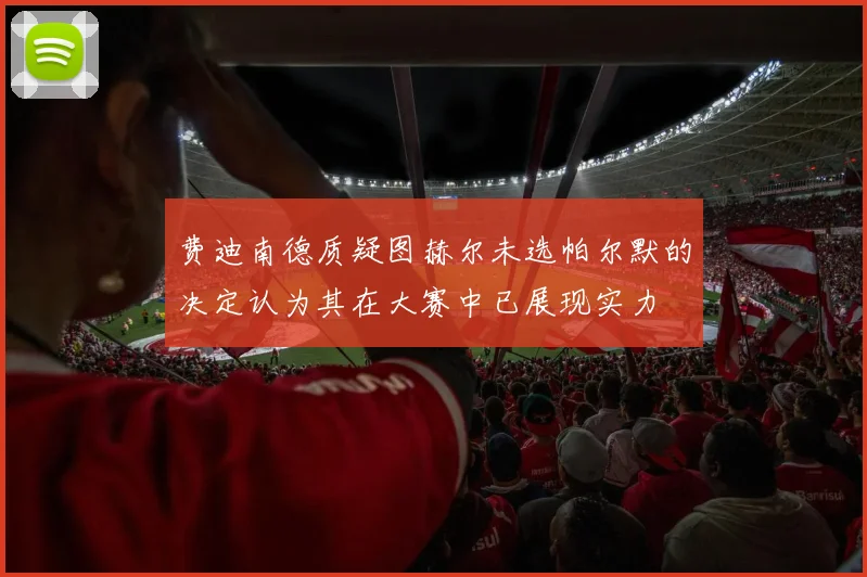 费迪南德质疑图赫尔未选帕尔默的决定认为其在大赛中已展现实力