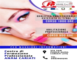 Corso Qualifica professionale ESTETISTA