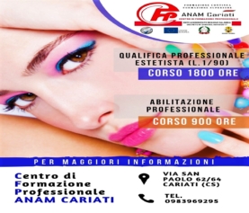 Corso Qualifica professionale ESTETISTA