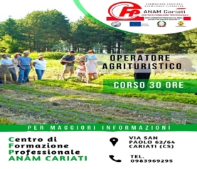 Corso OPERATORE AGRITURISTICO